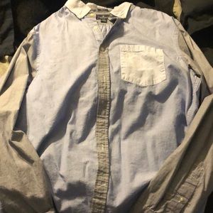 American Eagle long sleeve button down, Large